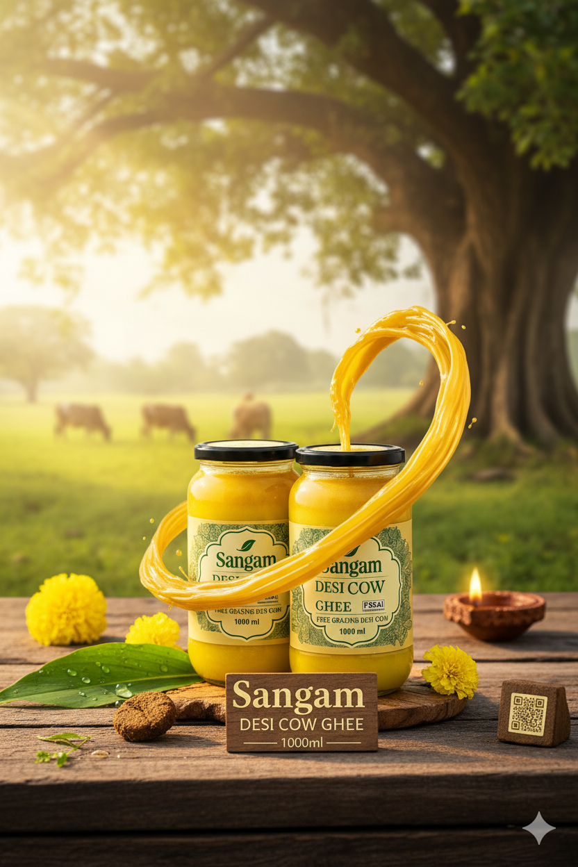 Desi Cow Bilona Ghee (Bilona Method)